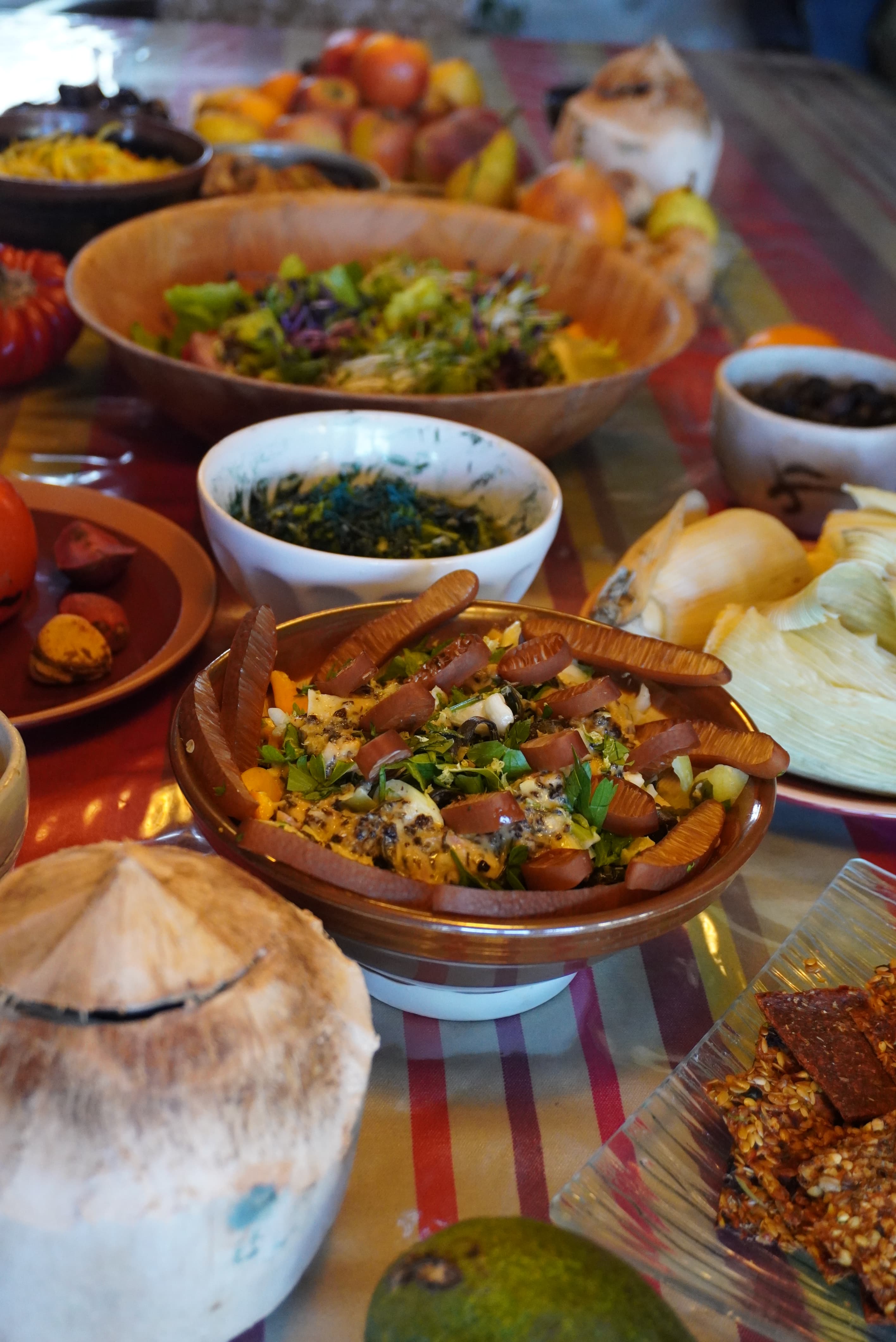 Festin végétal vivant