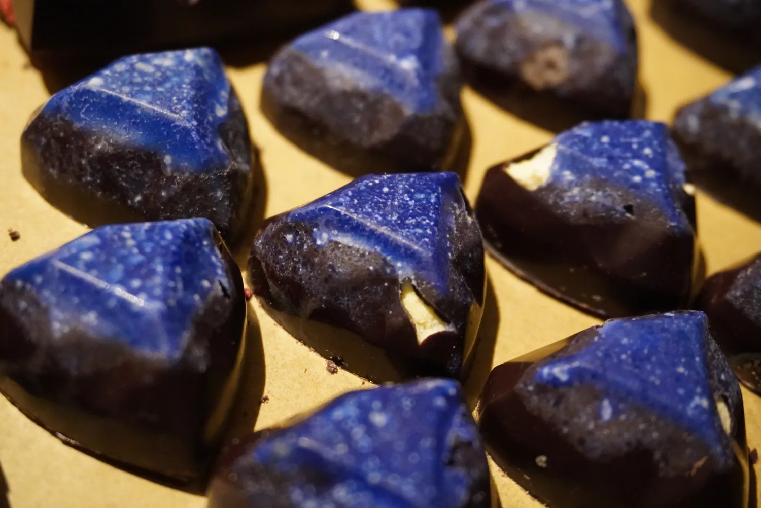 Indigo raw chocolate bites