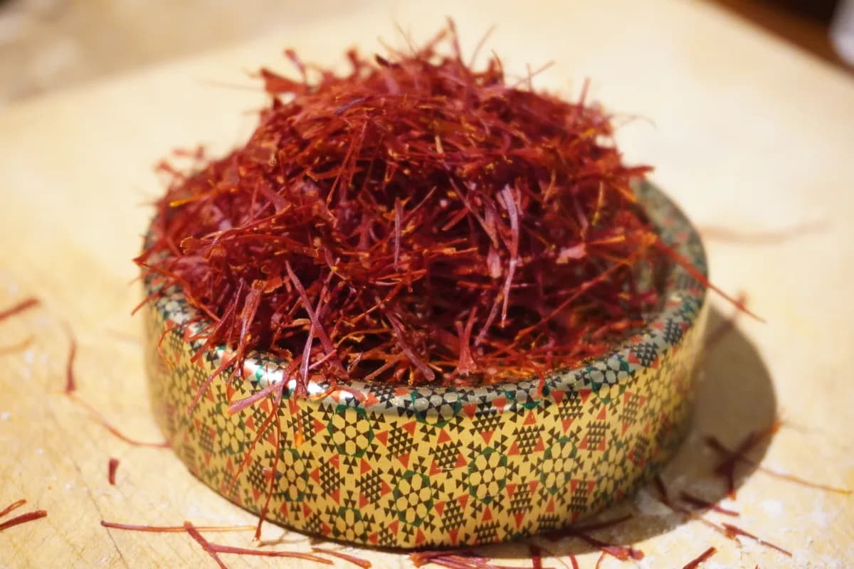 Saffron threads, a precious spice
